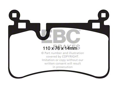 EBC Brakes Redstuff Brake Pad Sets Rears Only - DP31839C