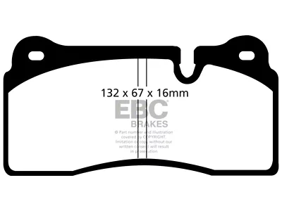 EBC Brakes Redstuff Brake Pad Sets Rears Only - DP31127C