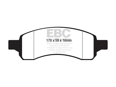 EBC Brakes Yellowstuff Brake Pad Sets Fronts Only - DP41761/2R