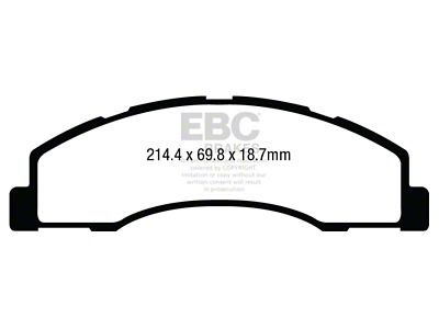 EBC Brakes Greenstuff Brake Pad Sets Fronts Only - DP63004