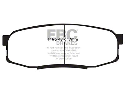 EBC Brakes Greenstuff Brake Pad Sets Rears Only - DP61816
