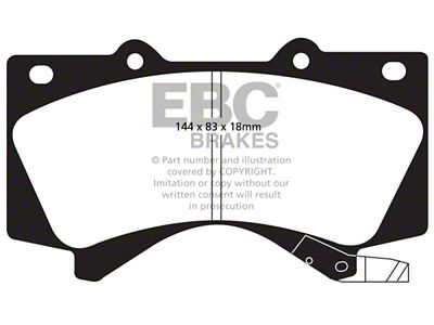 EBC Brakes Ultimax2 Brake Pad Sets Fronts Only - UD1303