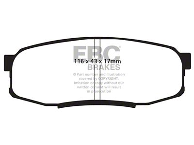 EBC Brakes Ultimax2 Brake Pad Sets Rears Only - UD1304
