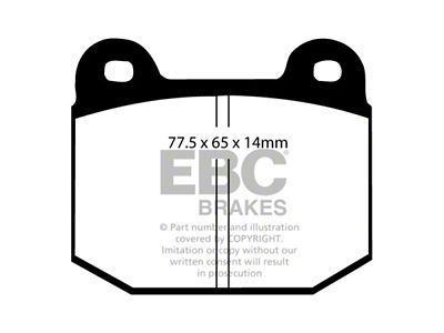 EBC Brakes Yellowstuff Brake Pad Sets Fronts Only - DP4197/2R