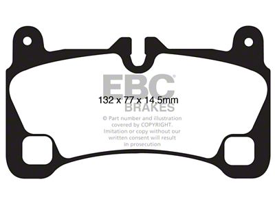 EBC Brakes Yellowstuff Brake Pad Sets Rears Only - DP41836R