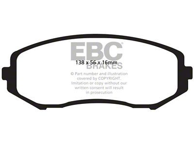 EBC Brakes Greenstuff Brake Pad Sets Fronts Only - DP61818