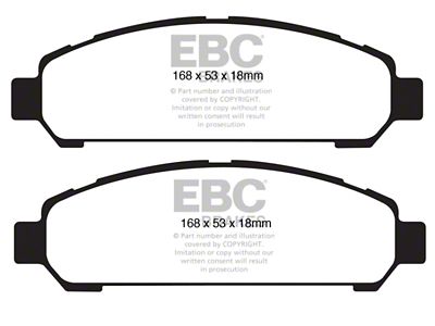 EBC Brakes Yellowstuff Brake Pad Sets Fronts Only - DP41851R