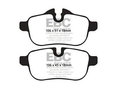 EBC Brakes Bluestuff Brake Pad Sets Rears Only - DP52046NDX
