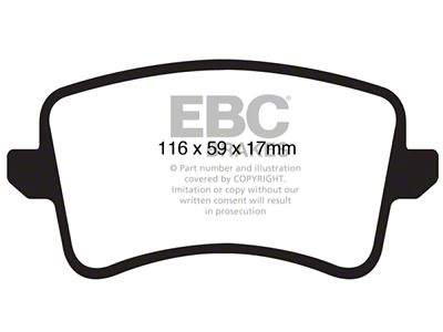 EBC Brakes Yellowstuff Brake Pad Sets Rears Only - DP41988R