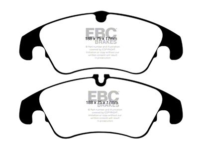 EBC Brakes Bluestuff Brake Pad Sets Fronts Only - DP51986NDX