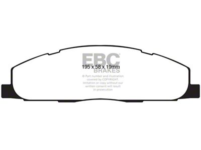 EBC Brakes Extra Duty Brake Pad Sets Rears Only - ED91848