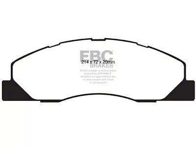 EBC Brakes Ultimax2 Brake Pad Sets Fronts Only - UD1399