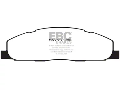 EBC Brakes Ultimax2 Brake Pad Sets Rears Only - UD1400