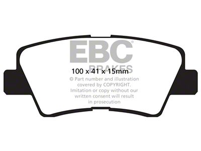 EBC Brakes Yellowstuff Brake Pad Sets Rears Only - DP42031R