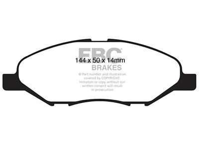 EBC Brakes Ultimax2 Brake Pad Sets Fronts Only - UD1345
