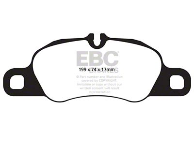 EBC Brakes Yellowstuff Brake Pad Sets Fronts Only - DP42057R