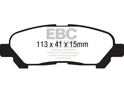 EBC Brakes Ultimax2 Brake Pad Sets Rears Only - UD1325