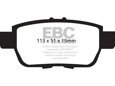 EBC Brakes Redstuff Brake Pad Sets Rears Only - DP31754C