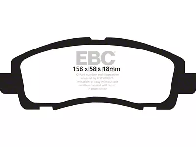 EBC Brakes Ultimax2 Brake Pad Sets Fronts Only - UD1102