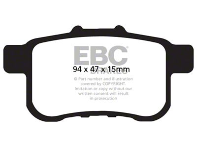 EBC Brakes Redstuff Brake Pad Sets Rears Only - DP31987C
