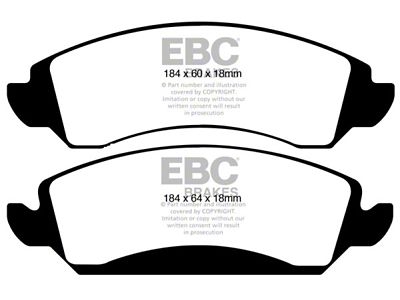 EBC Brakes Greenstuff Brake Pad Sets Fronts Only - DP61830