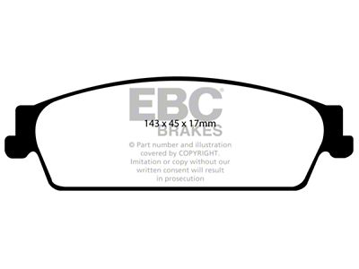 EBC Brakes Yellowstuff Brake Pad Sets Rears Only - DP41780R