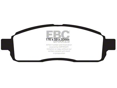EBC Brakes Yellowstuff Brake Pad Sets Fronts Only - DP41843R