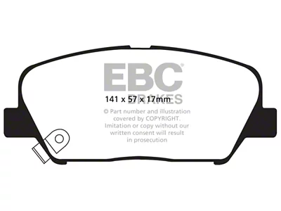 EBC Brakes Redstuff Brake Pad Sets Fronts Only - DP31856C