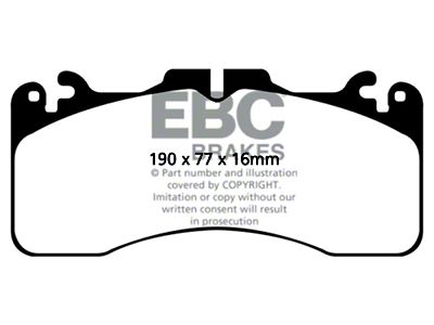 EBC Brakes Greenstuff Brake Pad Sets Fronts Only - DP21867