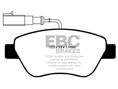 EBC Brakes Greenstuff Brake Pad Sets Fronts Only - DP21384