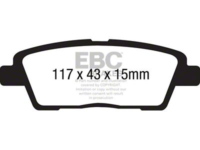 EBC Brakes Redstuff Brake Pad Sets Rears Only - DP31881C