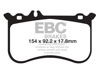 EBC Brakes Redstuff Brake Pad Sets Fronts Only - DP32138C