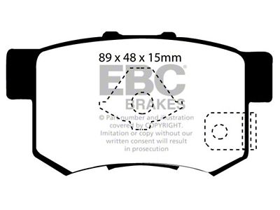 EBC Brakes Ultimax2 Brake Pad Sets Rears Only - UD1086