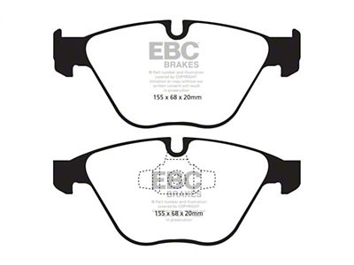 EBC Brakes Bluestuff Brake Pad Sets Fronts Only - DP51512NDX