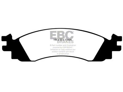 EBC Brakes Redstuff Brake Pad Sets Fronts Only - DP31767C