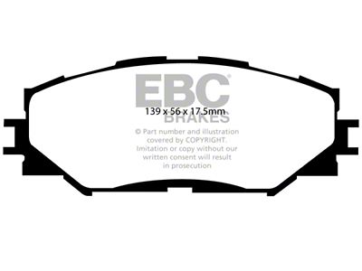 EBC Brakes Yellowstuff Brake Pad Sets Fronts Only - DP41791R