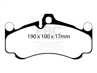 EBC Brakes Bluestuff Brake Pad Sets Fronts Only - DP52094NDX
