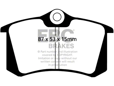 EBC Brakes Yellowstuff Brake Pad Sets Rears Only - DP4680R