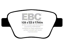 EBC Brakes Ultimax2 Brake Pad Sets Rears Only 