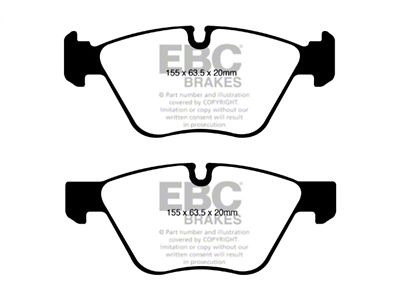 EBC Brakes Bluestuff Brake Pad Sets Fronts Only - DP51600NDX