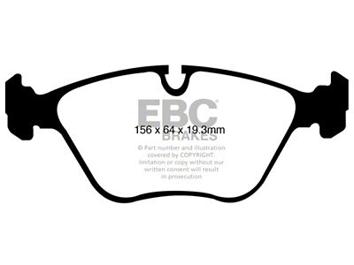 EBC Brakes Yellowstuff Brake Pad Sets Fronts Only - DP41994R
