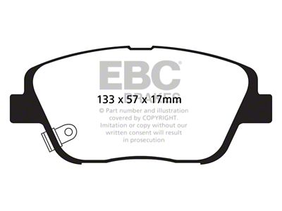 EBC Brakes Redstuff Brake Pad Sets Fronts Only - DP31864C