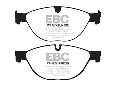 EBC Brakes Redstuff Brake Pad Sets Fronts Only - DP32076C