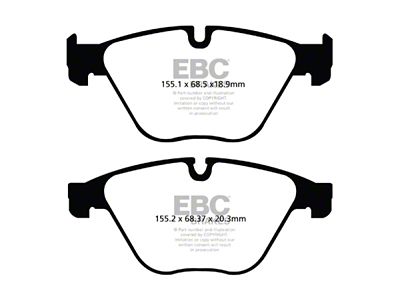 EBC Brakes Greenstuff Brake Pad Sets Fronts Only - DP22103
