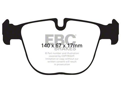 EBC Brakes Redstuff Brake Pad Sets Rears Only - DP32008C