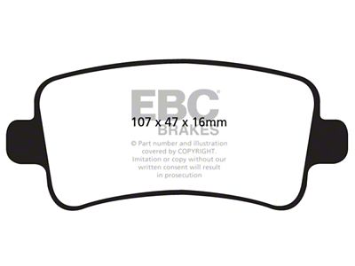 EBC Brakes Greenstuff Brake Pad Sets Rears Only - DP22016