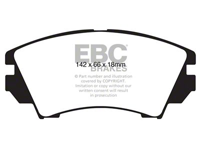 EBC Brakes Ultimax2 Brake Pad Sets Fronts Only - UD1404