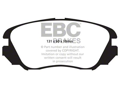 EBC Brakes Yellowstuff Brake Pad Sets Fronts Only - DP42013R
