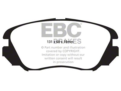 EBC Brakes Greenstuff Brake Pad Sets Fronts Only - DP62013