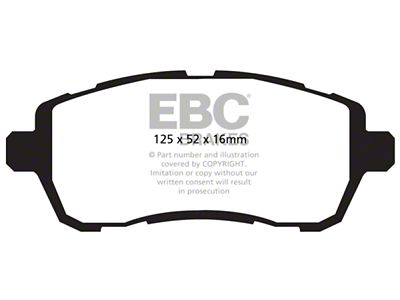 EBC Brakes Yellowstuff Brake Pad Sets Fronts Only - DP42002R